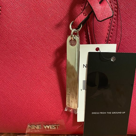 [Sold] Nine West Berry 3 Compartment Satchel - Picture 2 of 12